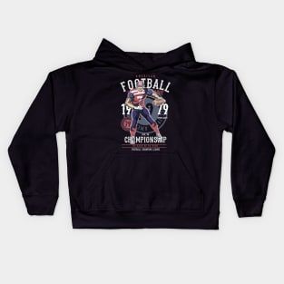 American Football Player Kids Hoodie